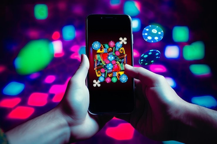 Antarmuka login Casino Hold'em di aplikasi mobile togel 100